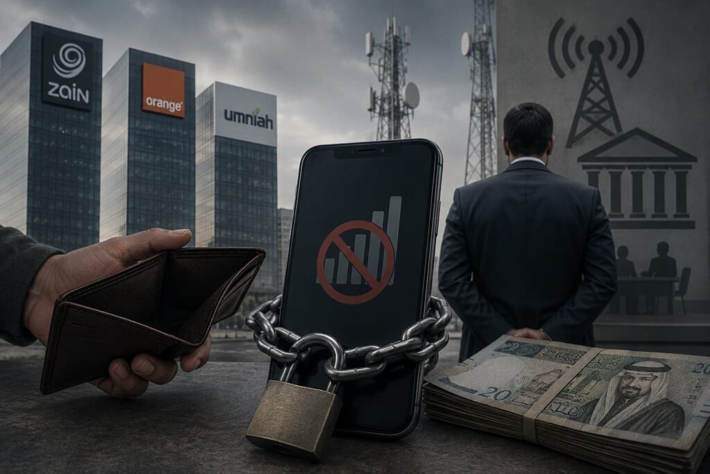 شركات الاتصالات في الأردن: احتكار بلا خجل ووزير بلا موقف